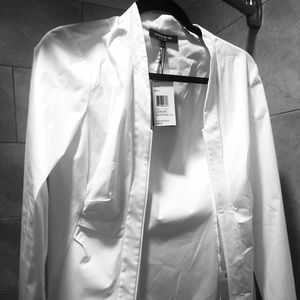 NWT Lafayette size 4 white professional shirt